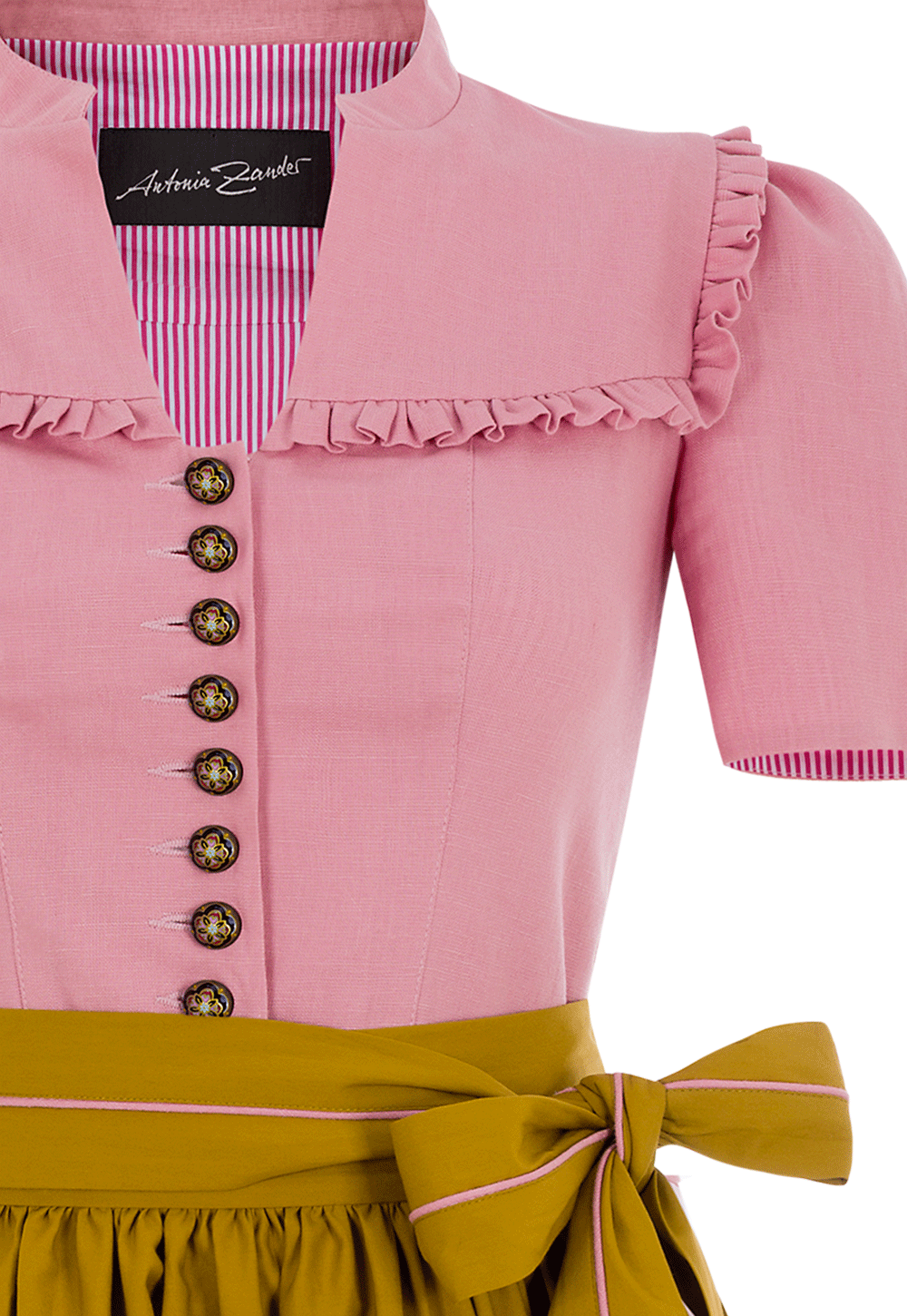 ALEXA DIRNDL LINEN ROSE