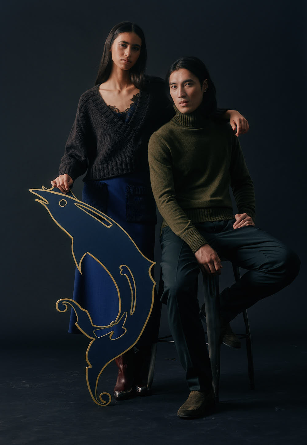 The Indra Top - Navy